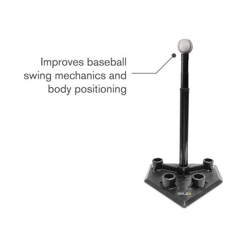 SKLZ 5-Position Tee and Impact Practice Balls 12 Pack Bundle, A Comprehensive Training Kit That Can Help You Improve Your Batting Skills.
