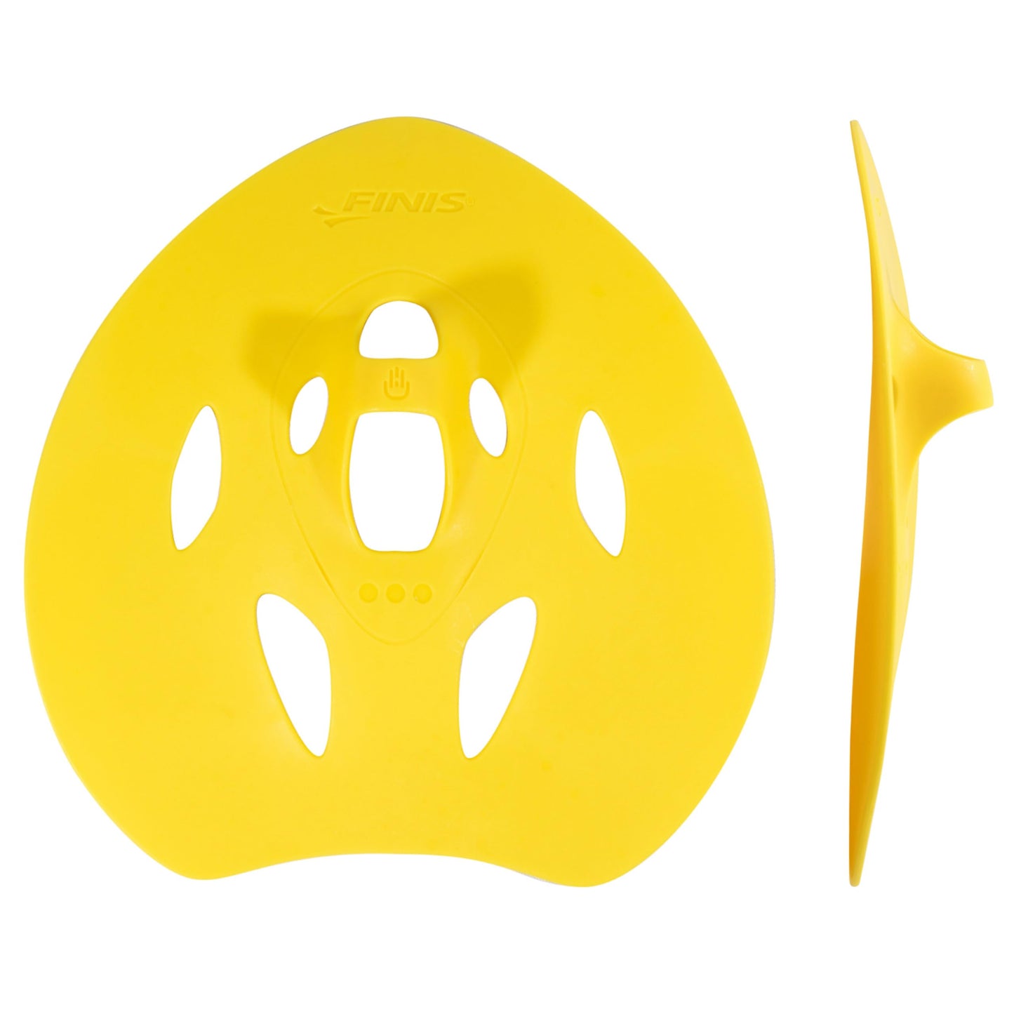 FINIS Manta Swim Training Paddles - Strapless Design for Stroke Technique - Floating Hand Paddles - Build Strength - Large