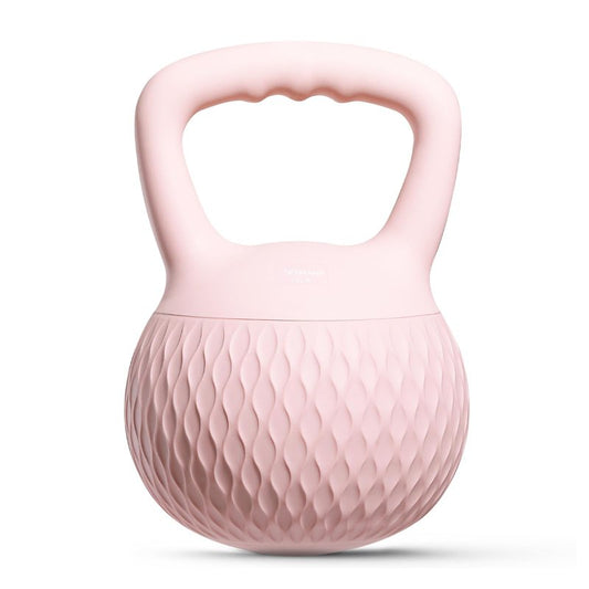 YIGUO Soft Kettlebell, 15lb Kettlebells Cushioned Impact-Resistant Base and Anti-Slip Grip, Strength Training Kettle Bell for Women and Men, Home Workout (Pink)