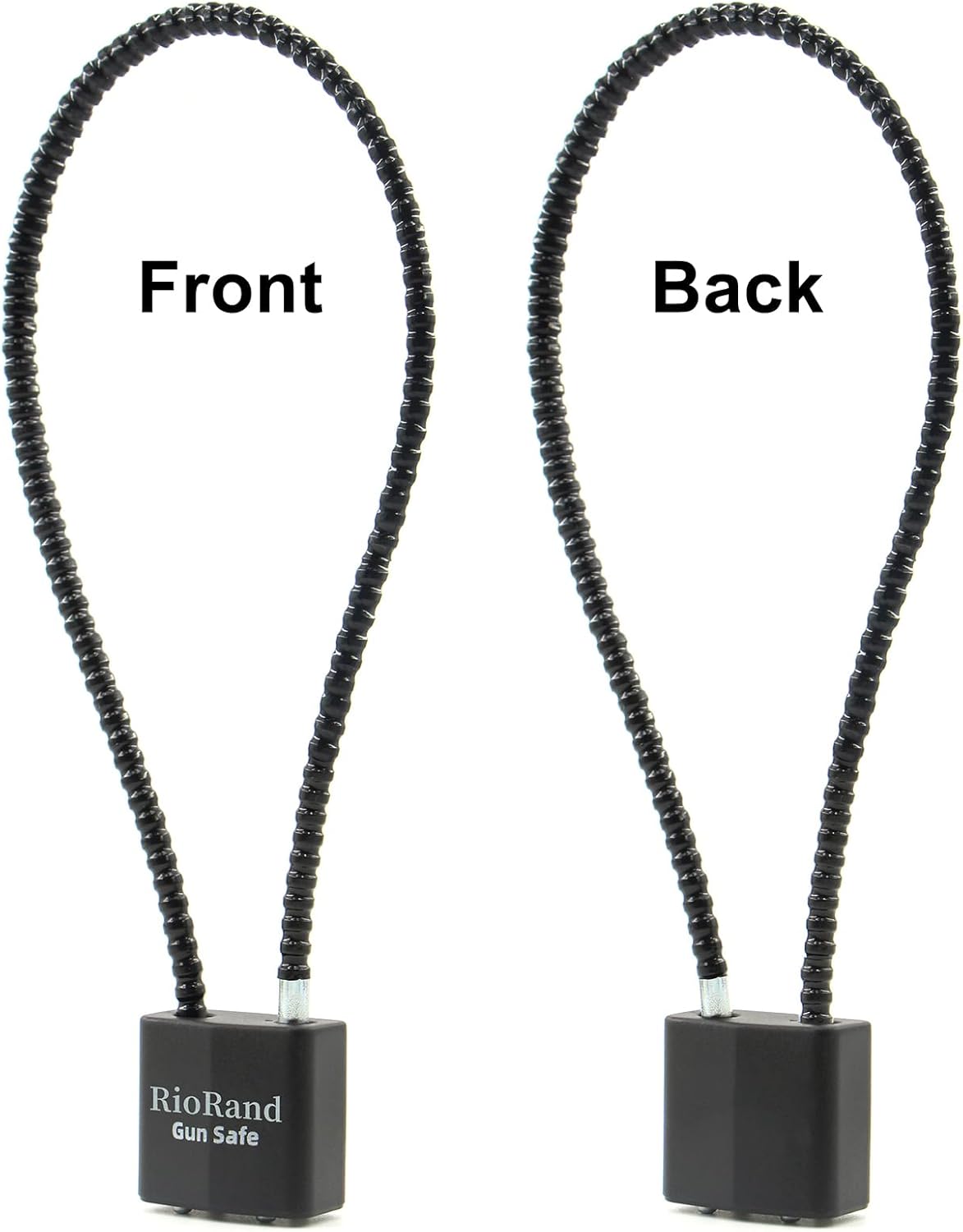 Keyed Alike Cable Gun Lock - 8.5" & 15" Safety Lock for Pistols, Rifles & Shotguns | Secure Home Firearm Storage