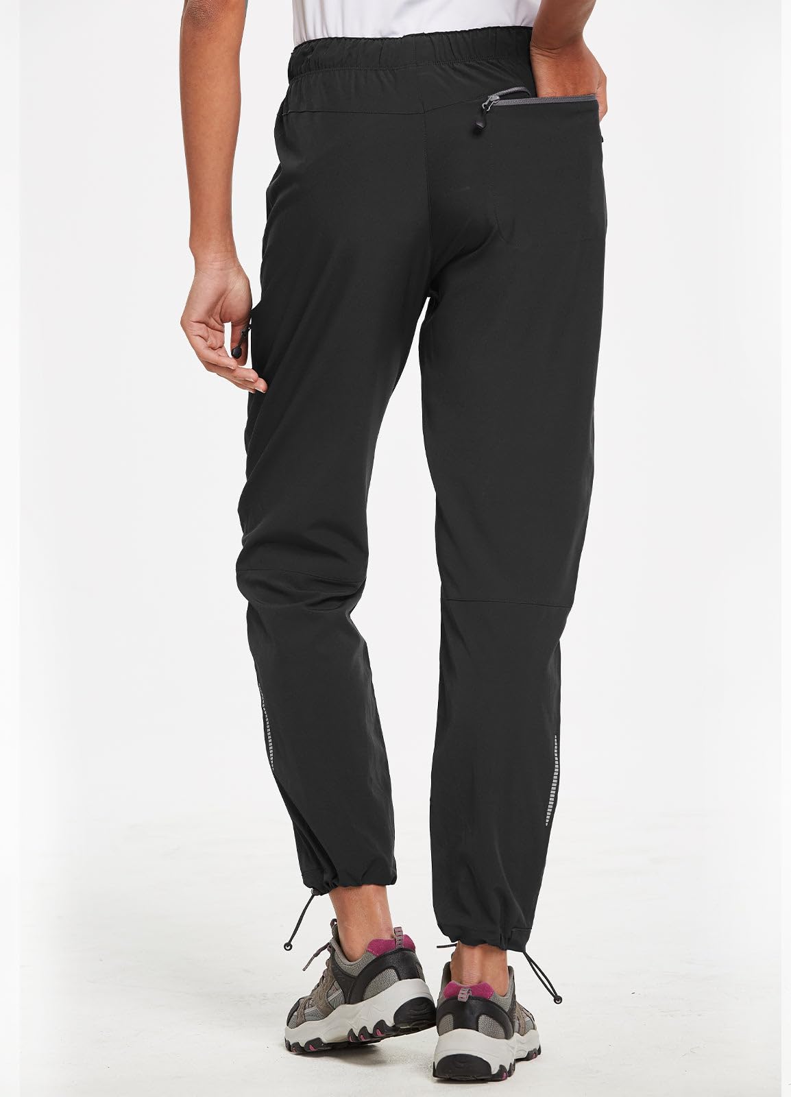 baleaf Women's Hiking Pants Quick Dry Lightweight 29''-Black S