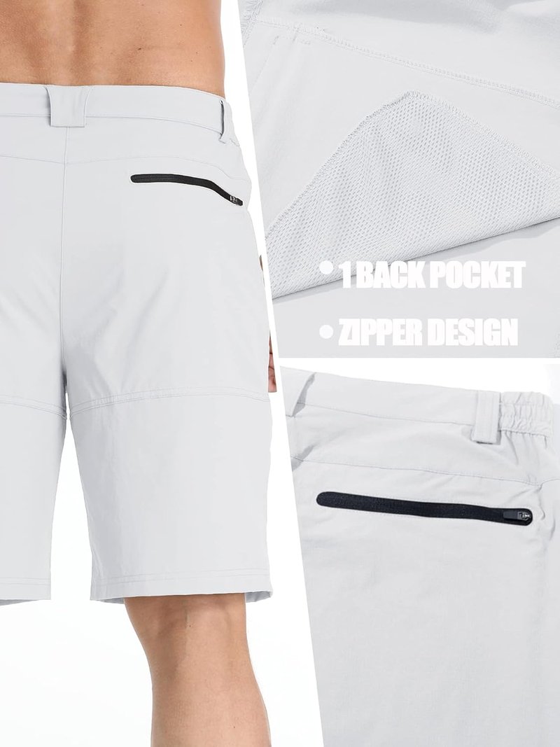Men's Quick Dry Cargo Shorts - Water Resistant Outdoor Hiking & Golf Shorts | Summer Casual Wear