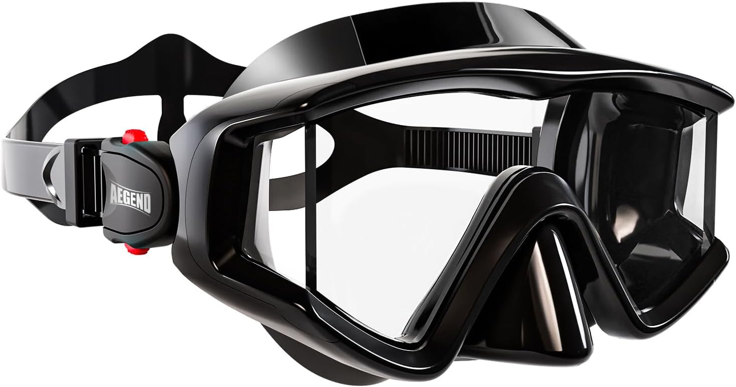 Aegend Swim Goggles - 220° Wide View Anti-Fog Design for Adults & Kids | Includes Mesh Bag for Pool & Beach Swimming