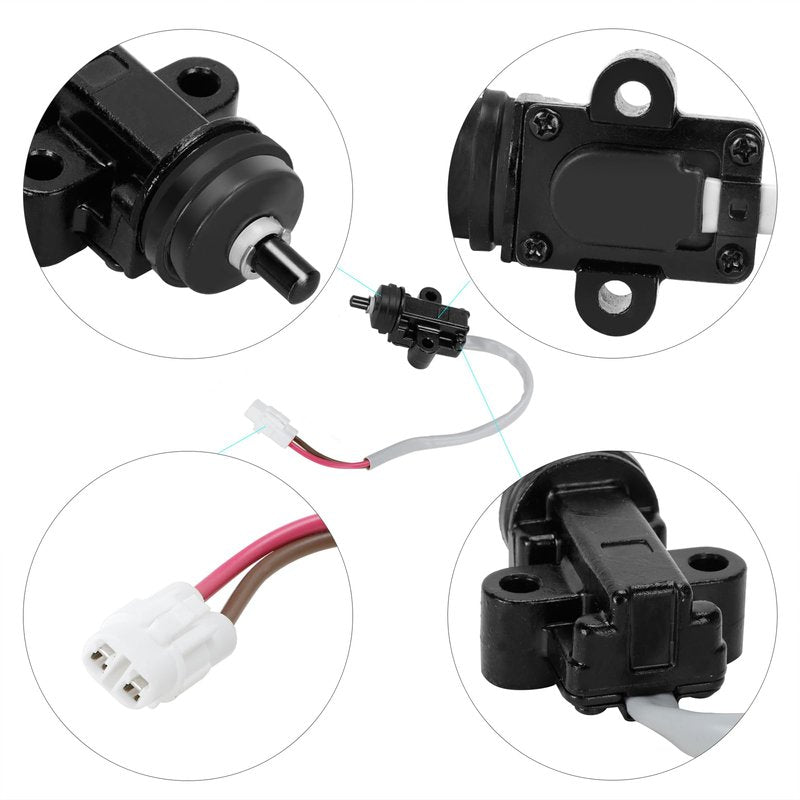 Roykaw Golf Cart Stop Switch Replacement Compatible with Yamaha G14/G16/G19/G22/G29/Drive Gas&Electric Models, OEM# JF7-82817-20 Black