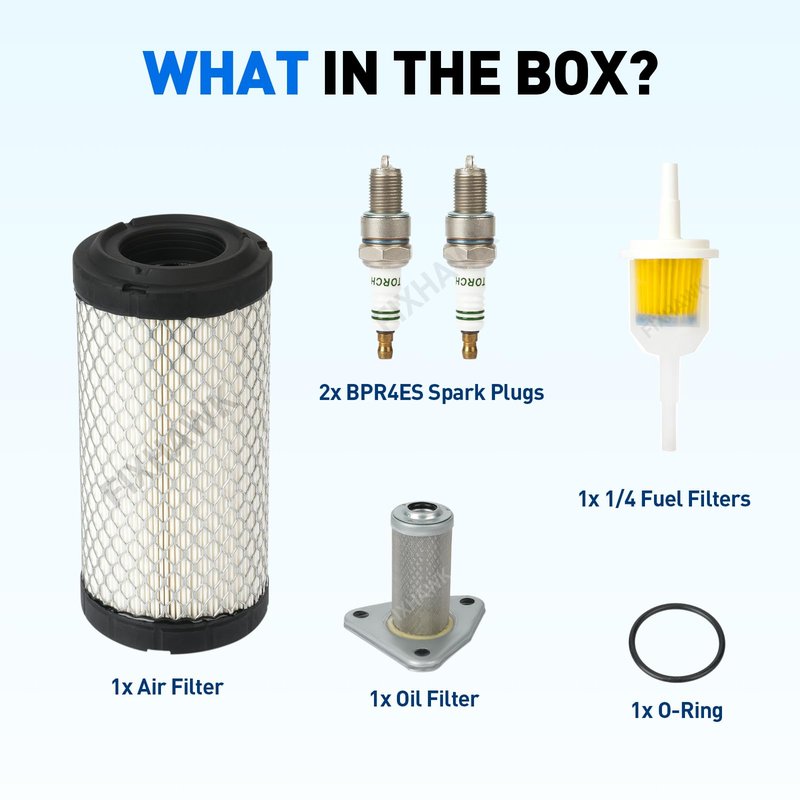 FIXHAWK EZGO Tune Up Kit for EZGO TXT 2005-2009 and EZGO ST350 Workhorse 1996-Up Gas Golf Cart with MCI Motor. EZGO Golf Cart Oil Change Kit Replacement OEM# 72084G01 26591G01 25523-G3 28463G01