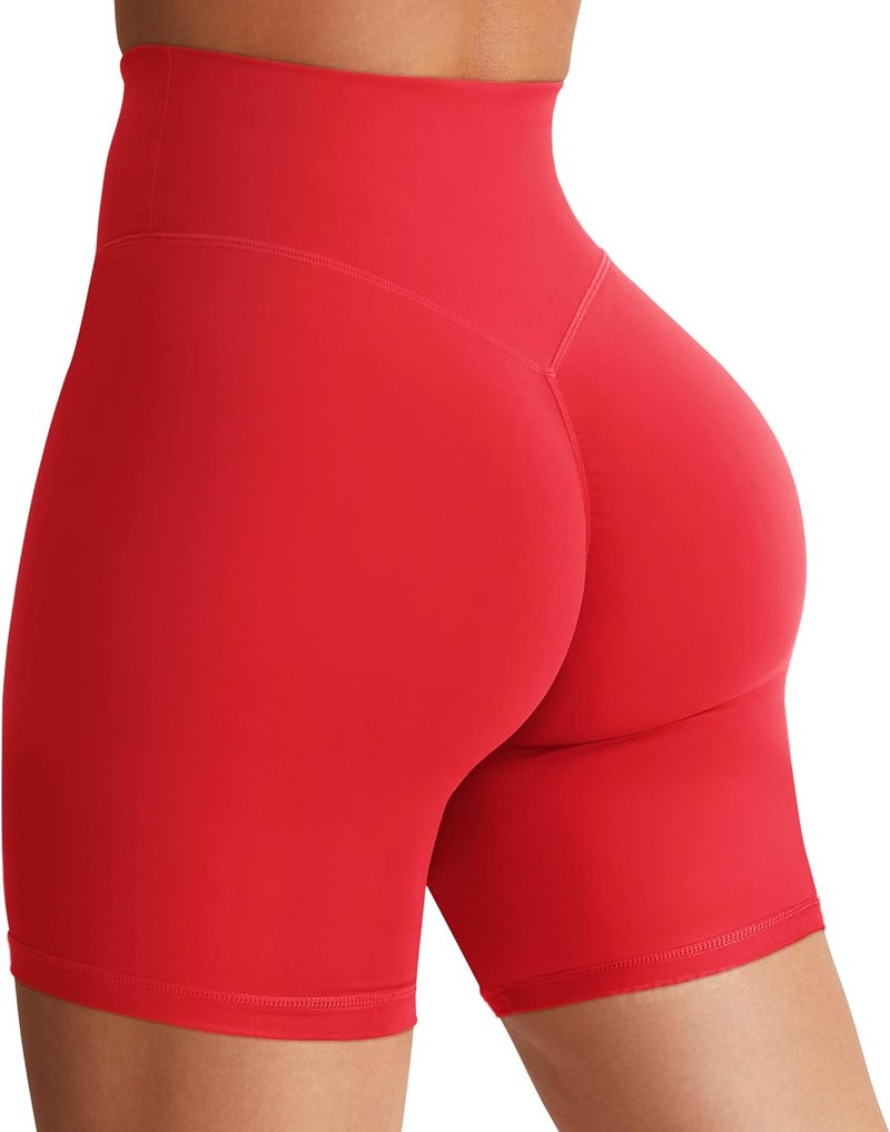 YEOREO Women's Biker Shorts - High Waist Tummy Control | SoftHue Workout Gym Shorts in 3.6", 4.5", 6" Sizes