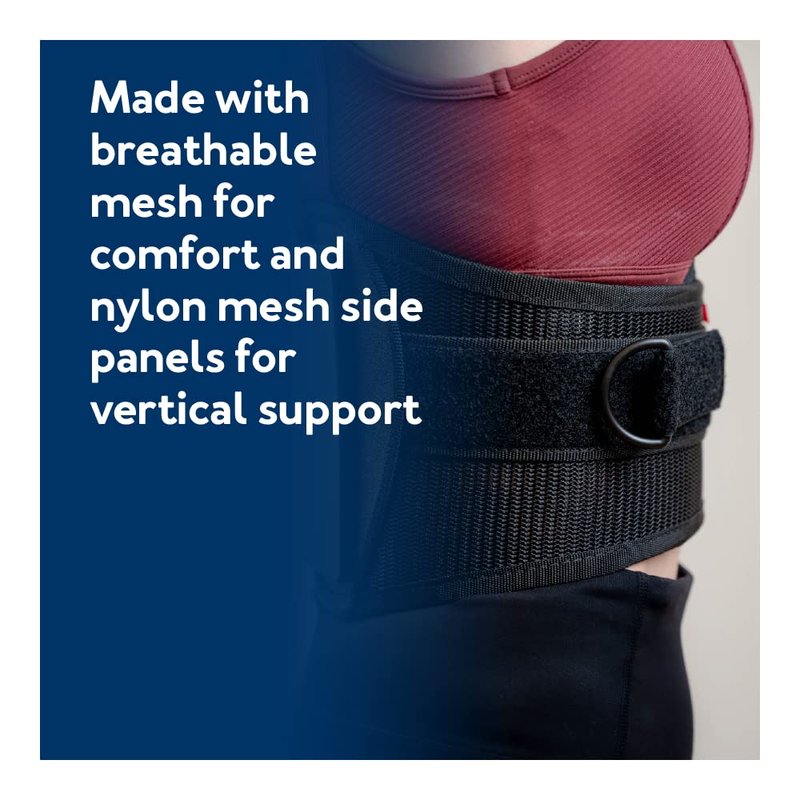 Ottobock The S.P.I.N.E. Adjustable Lower Back Brace with Pulley System - Lumbar Back Support Belt for Men and Women - Compression to Relieve Lower Back Pain & Spine Pressure, Medium