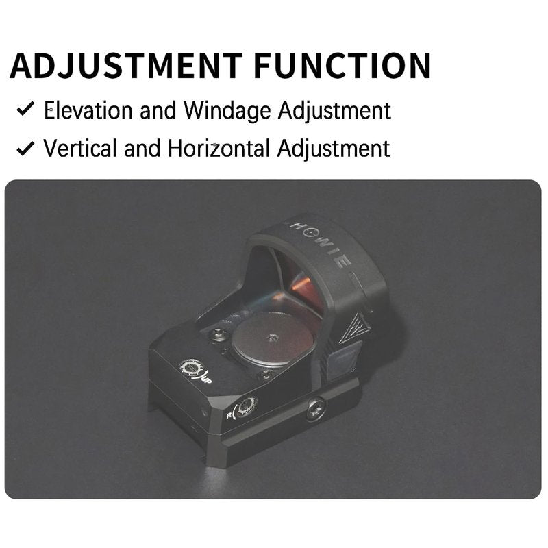 RD-III 3 MOA Red Dot Sight Shake Awake,1x30mm Open Reflex Sight for Pistols Optic with Picatinny Mount,Rugged Durable Aluminum Lightweight Waterproof