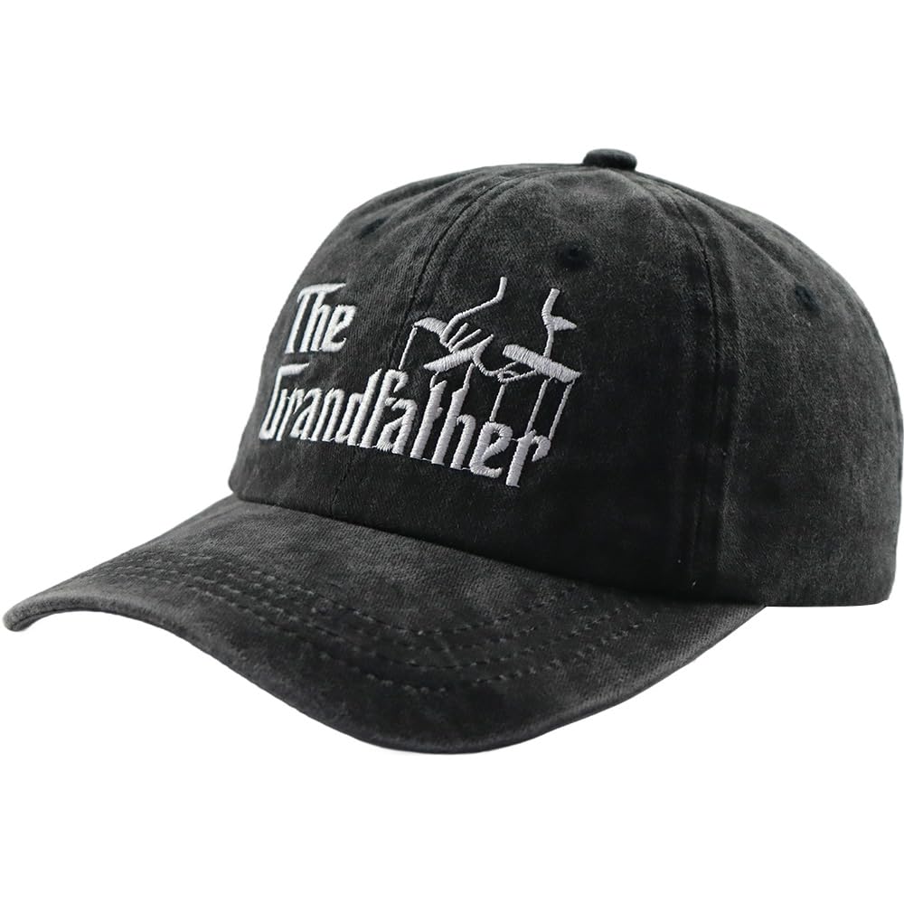 Gifts for New Grandfather, Best Grandpa Ever Hat, Adjustable Cotton World's Best Papa Baseball Cap, Father’s Day Birthday Gifts from Granddaughter Grandson