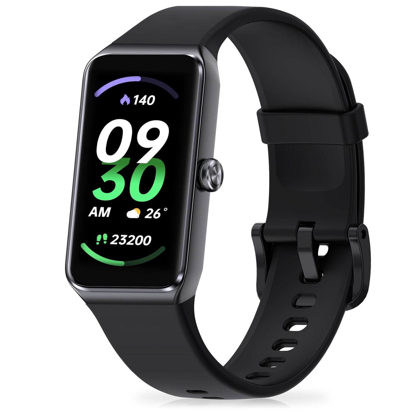 ST-CARE Fitness Tracker with Step Counter/Calories/Stopwatch, Activity Tracker, Health Tracker with Heart Rate Monitor, Sleep Tracker,1.47 Touch Color Screen, Pedometer Watch for Women Men