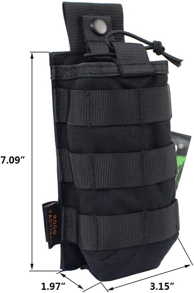 Tactical Radio Pouch - 1000D Molle Walkie Talkie Holder Case | Durable & Versatile Design