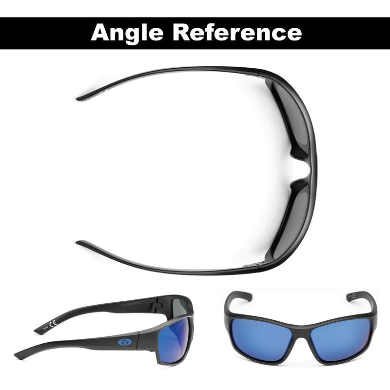 Flying Fisherman Teaser Polarized Sunglasses for Men, Women, Fishing, Boating, Outdoor Sports, 100% UV Protection