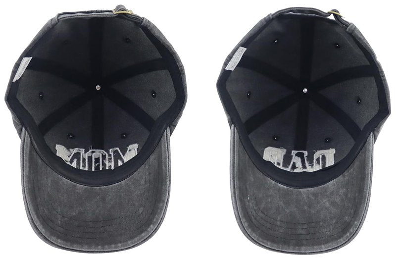 Mjanmqwtb Mom and Dad Hats, Couples Matching Outfits for Men Women, Funny Parents Baseball Cap, Christmas Thanksgiving Birthday Gifts for Dad Mom Wife Husband Black