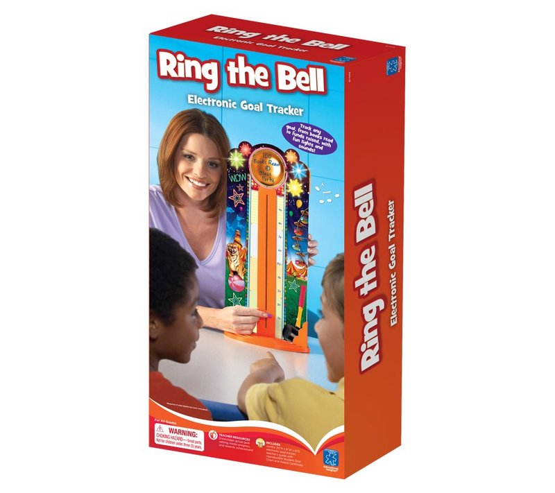 Educational Insights Ring the Bell Electronic Goal Tracker, Multi-Color