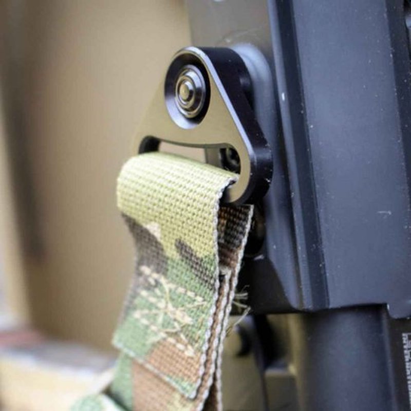 Sheriff of Baghdad B-Sling 1.5" MFQD | 2-Point B-Sling | All Metal Hardware Included| for Fast Transitions - Black Multicam