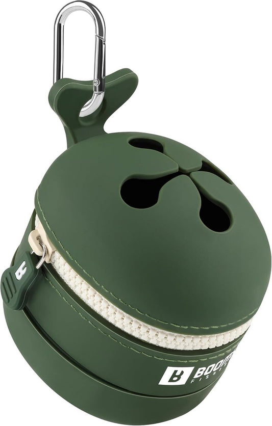 Portable Trash Pouch for Fishing - Eco-Friendly Silicone Expandable & Collapsible Waste Container | ST2 Green