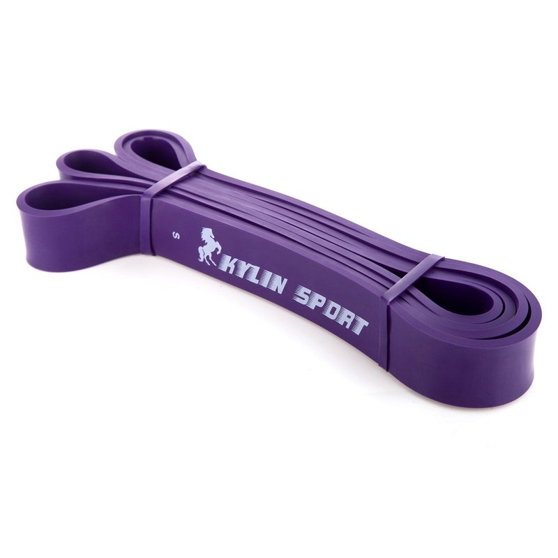 KYLIN SPORT Resistance Band Assisted Pull Up Bands Training Yoga Pilates Elastic Loop Stretch for Crossfit Gymnastics Power-Lifting (Purple)