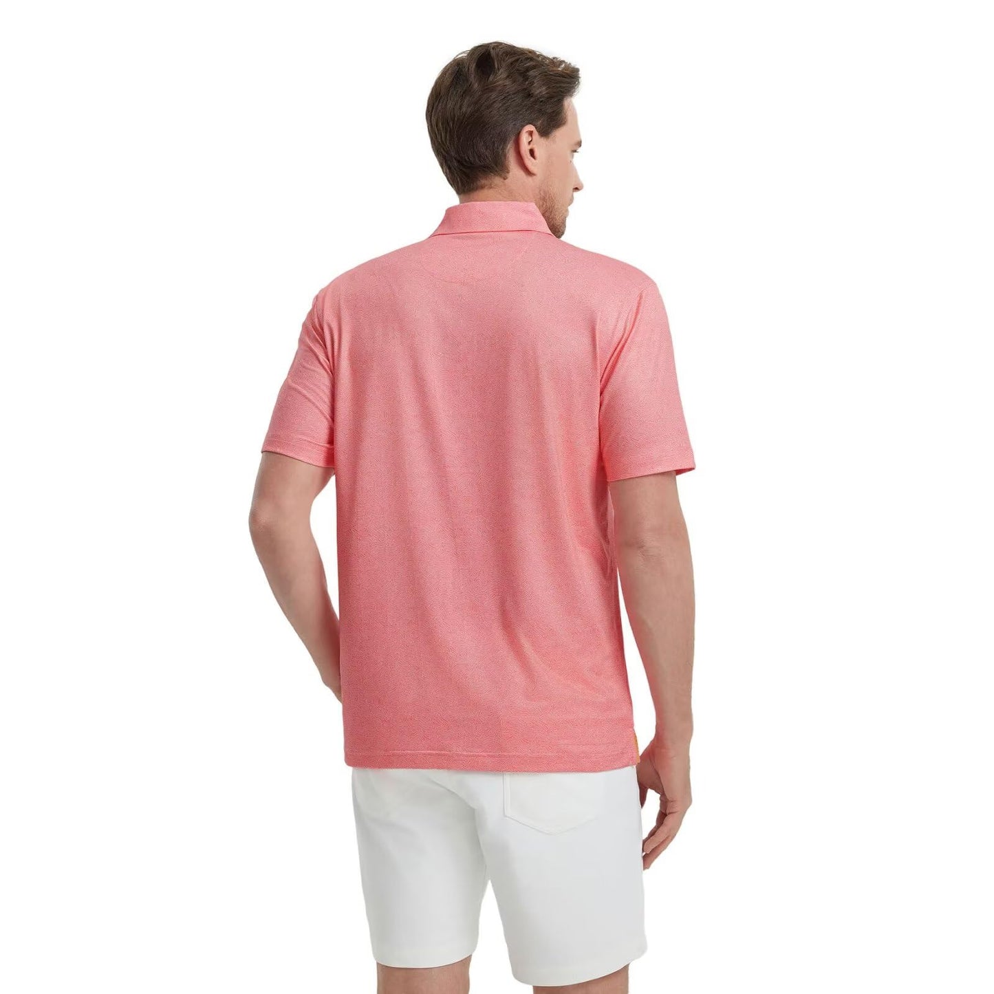 M MAELREG Polo Shirts for Men Quick Dry Fit Short Sleeve Performance Moisture Wicking Print Men’s Golf Shirts