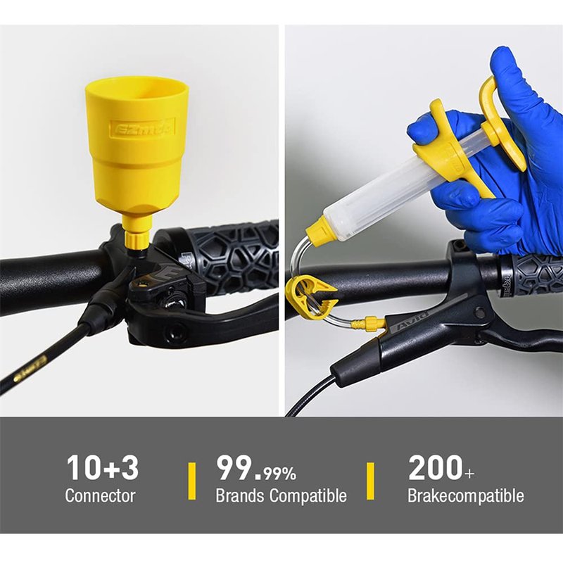 JFOYH Bike Brake Bleed kit Hydraulic Dics Brake Upgraded Bleed Kit for All Shimano&Magura&Hope&Tektro&Sram&Avid&Formula&Hayes Bicycle Brake