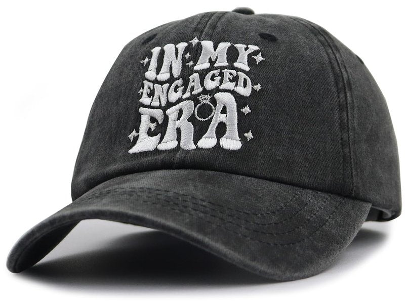 Engagement Gifts for Women Men, Funny Engaged Hat, Bride to be Baseball Cap, Birthday Wedding Gifts for Future Mrs Mr Bridal Girlfriend Newlyweds Black