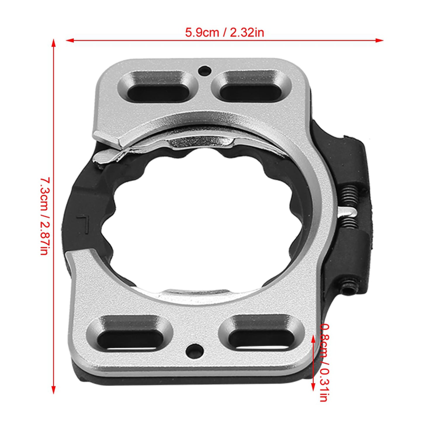 1 Pair Quick Release Cycling Shoes Cleats,Cycling Pedal Covers Shoes Clips, Top Power Transfer, Easy Release, Bike Cleats Compatible with Speedplay Zero,Pave/Ultra Light Action, X1, X2, X5