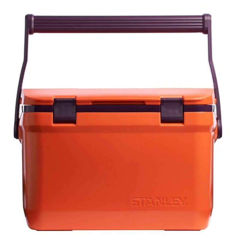 Stanley Adventure Outdoor Cooler 16 qt | Heavy Duty Outdoor Camping Cooler with Easy Carry Top Handle | 36 Hour Cooling Ice Chest for 21 Cans| BPA-Free | Tigerlily Plum