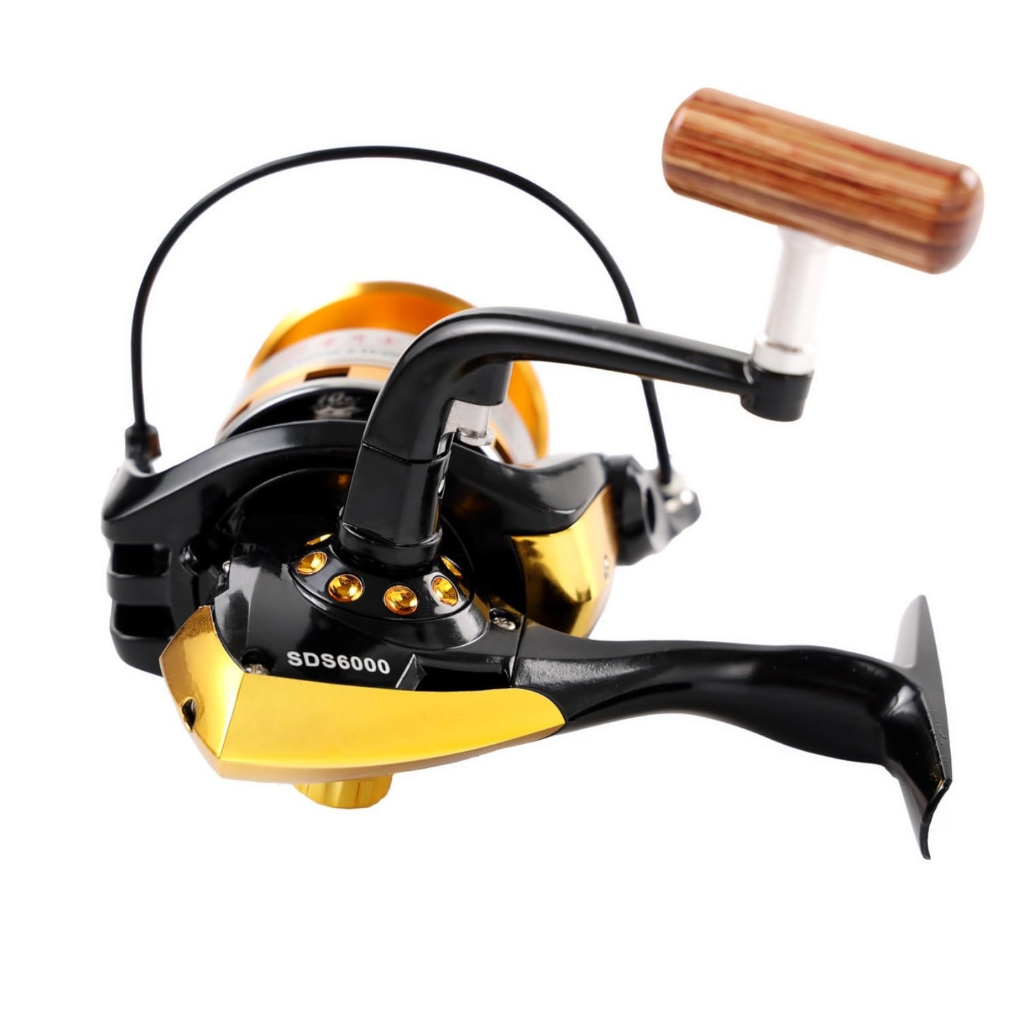 Diwa Spinning Fishing Reels for Saltwater Freshwater 1000 2000 3000 4000 5000 6000 Series Fishing Spool Left/Right Interchangeable Trout Carp Spinning Reel 10 Ball Bearings Light and Smooth (1000)