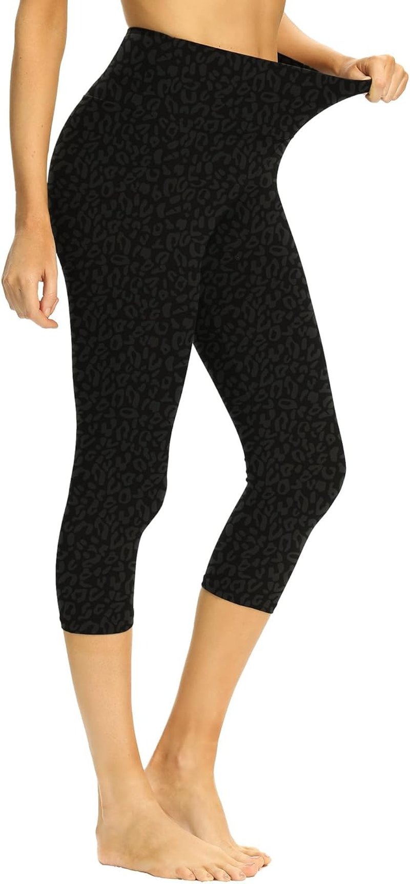 High Waisted Capri Leggings for Women - Soft Slim Yoga Pants | Ideal for Running & Cycling
