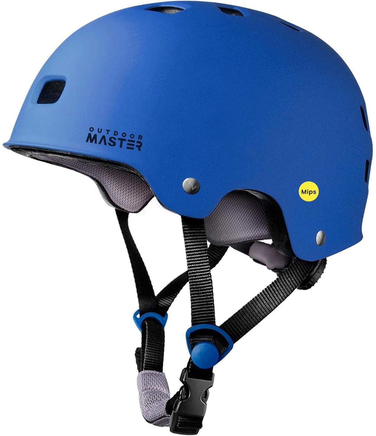 OutdoorMaster MIPS Skateboard Cycling Helmet for Adults - Lightweight, Ventilated Multi-Sport Helmet with Two Removable Liners for Scooter, Roller Skating, Inline Skating, Rollerblading