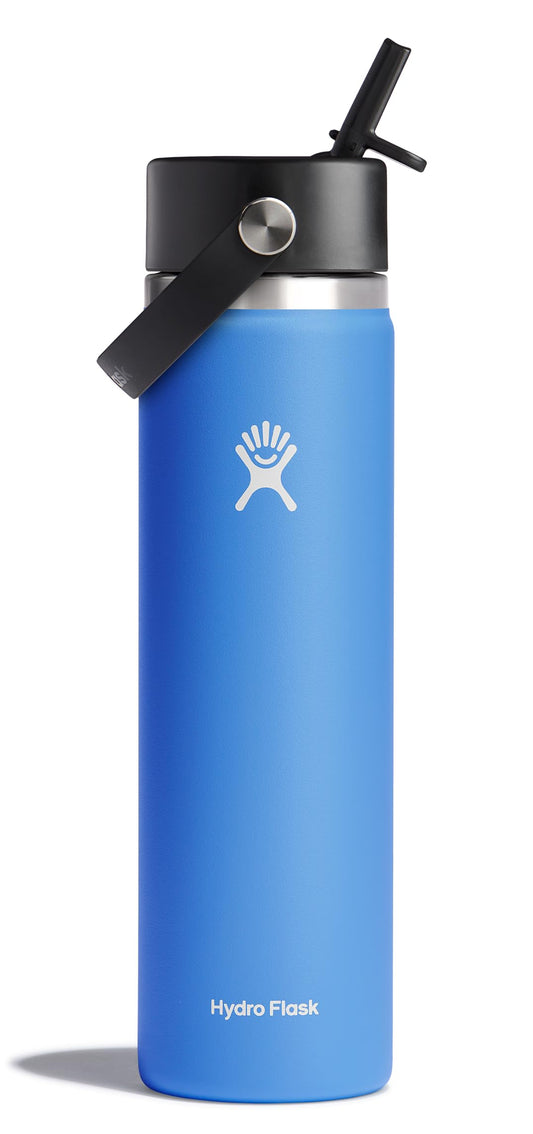 Hydro Flask Wide Flex Straw Cap Cascade 24 Oz