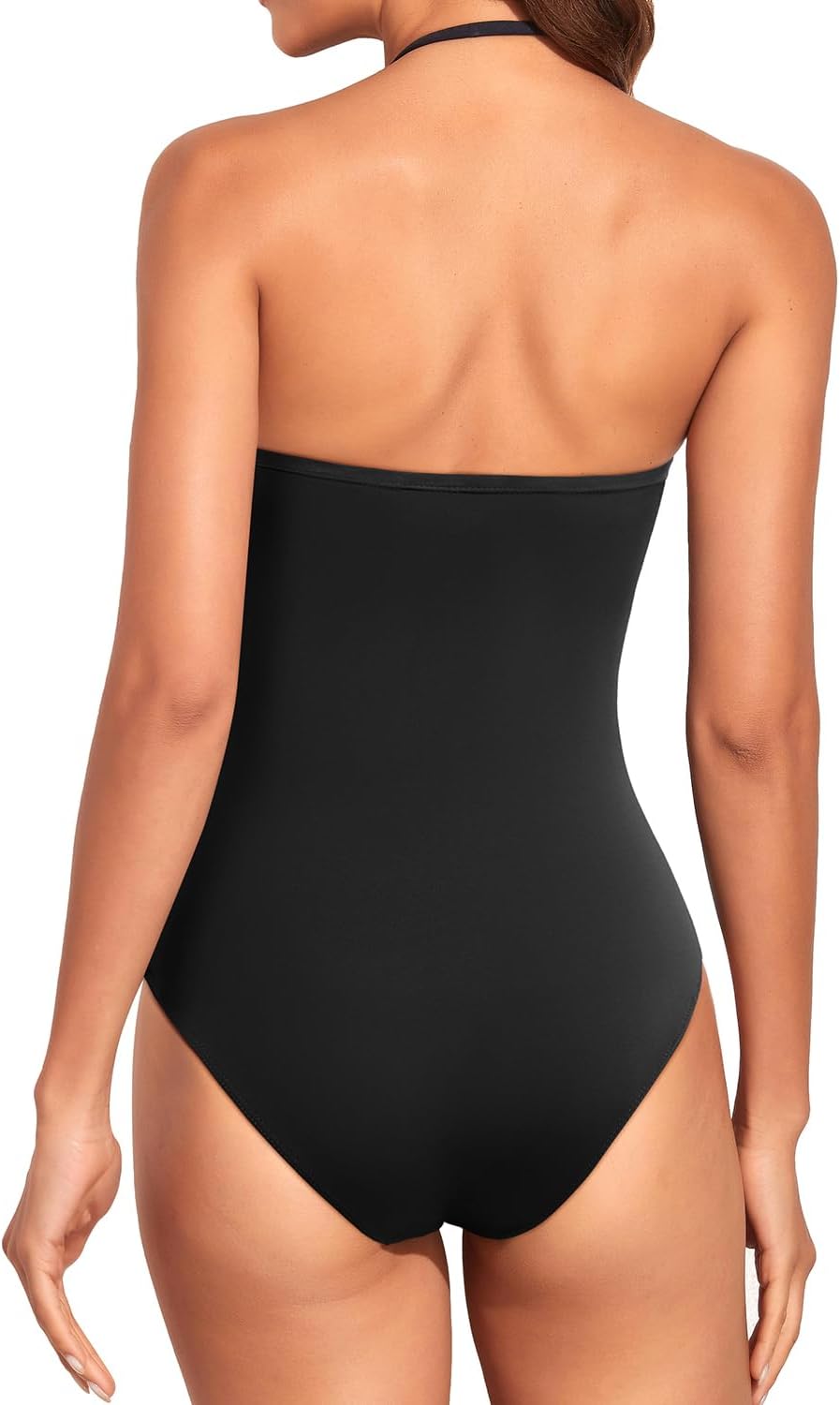 Women’s Tummy Control One-Piece Swimsuit - Strapless Bandeau Slimming Swimwear | Stylish & Comfortable