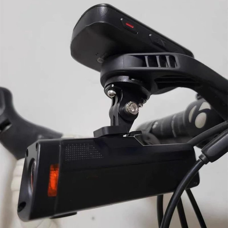 NELboNs Bike Light Adapter Mount Compatible with T rek Bontrager Lights,Flashlight Mount Use for Bicycle GPS Computer Bracket,Headlight Adapter for Cycling