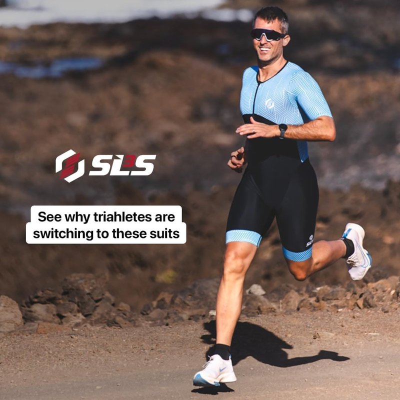 Triathlon Suits for Men - Aerodynamic Sleeved Trisuit with Premium FX Fabrics | Lightweight & 2 Pockets