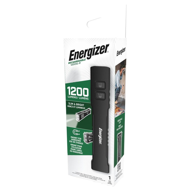 Energizer 1200SL-R Flashlight Rechargeable for EDC, Tactical Flashlight Ultra Bright, IPX4 Water-Resistant, USB-C Cable Included