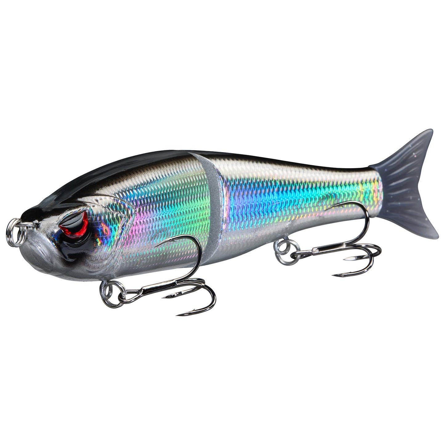 Bassdash SwimShad Glide Baits Jointed Swimbait Bass Pike Salmon Trout Muskie Fishing Lure,3-Pack