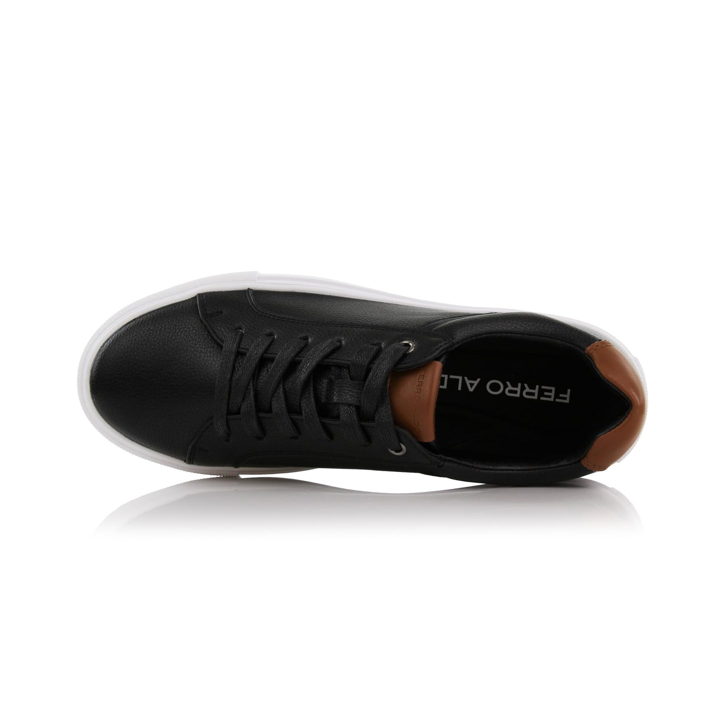 Ferro Aldo Men's Daniel Classic Low-Top Fashion Sneakers | Casual Lace-Up Court Shoe | MFA19692 | in Black, Size 9