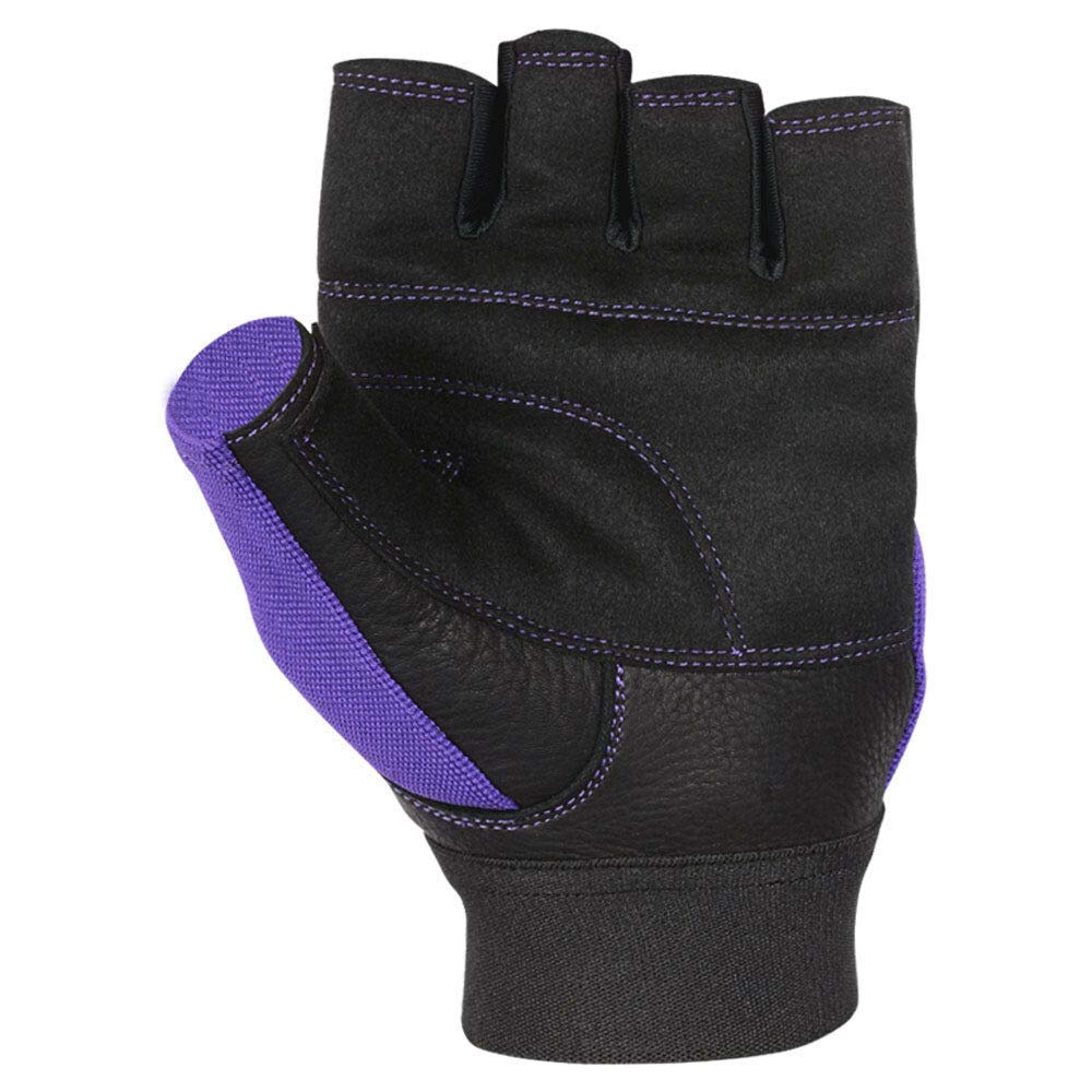 MRX Weight Lifting Gloves Gym Training Bodybuilding Fitness Powerlifting Workout Weightlifting Gloves Genuine Leather for Men & Women