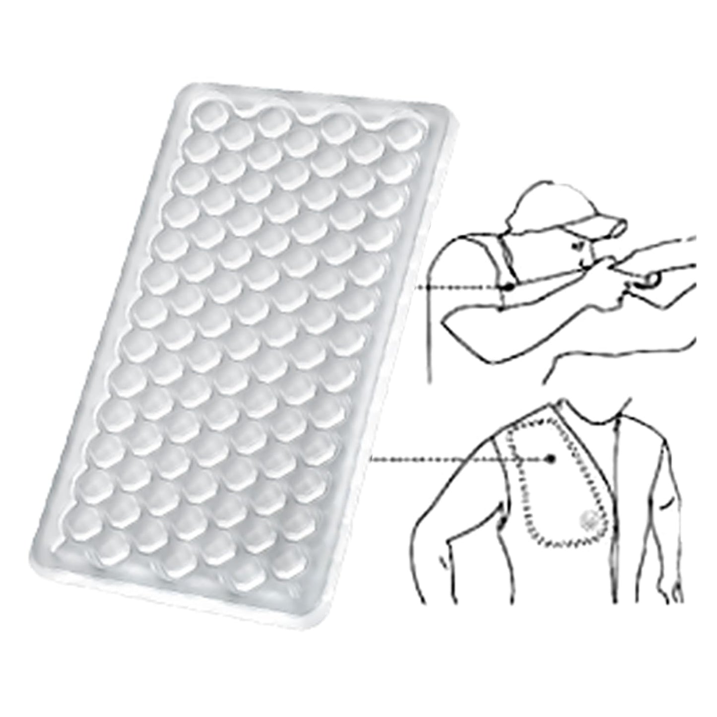 Ludex Recoil Pad Replace OEM Browning Reactar G3 Recoil Pad, for Shooting Shirt or Vests, Enhance Shooting Comfort with Precision and Durability, Shoulder Pads for Shooting Vests (Recoil pad-#1)