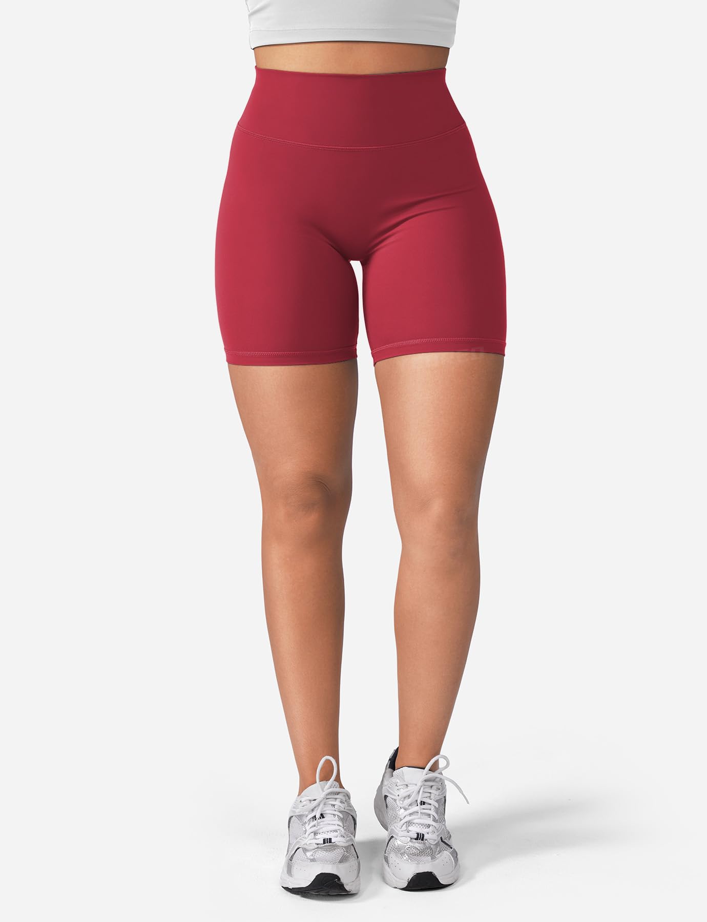 YEOREO Women's Biker Shorts 3.6" / 4.5" / 6" Workout Gym Shorts High Waist Tummy Control Hidden Scrunch Running Yoga