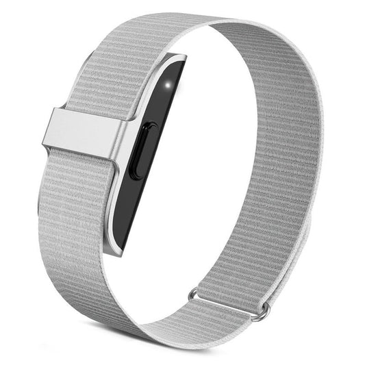YOFUNTLE Nylon Loop Compatible for Hume Band, Soft Breathable Sport Strap Adjustable Replacement Wristband for Hume Health Band Fitness Tracker Men Women (Seashell)