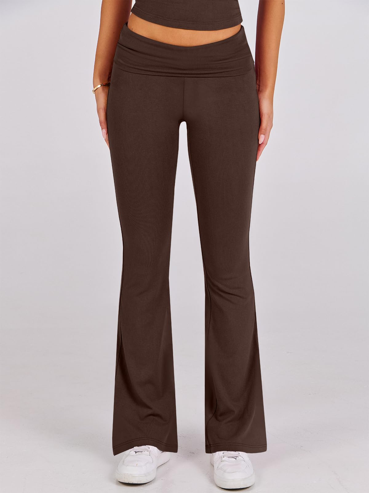 ANRABESS 2 Piece Lounge sets for Women Brown M