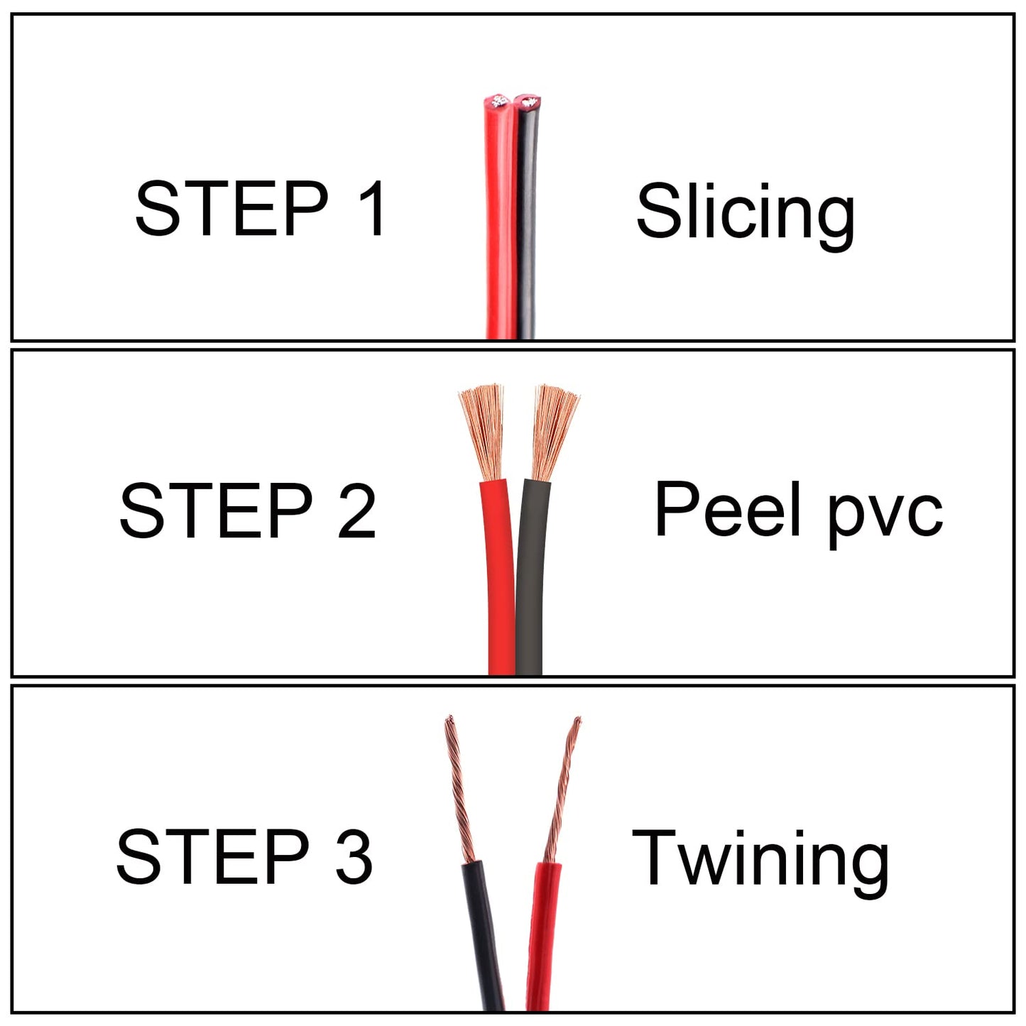 VIABRICO 16 Gauge Wire, 16AWG Automotive Wire Electrical Wire 100FT 2 Conductor Red Black 12V/24V DC Cable LED Strips Extension for Light RC Car Speaker
