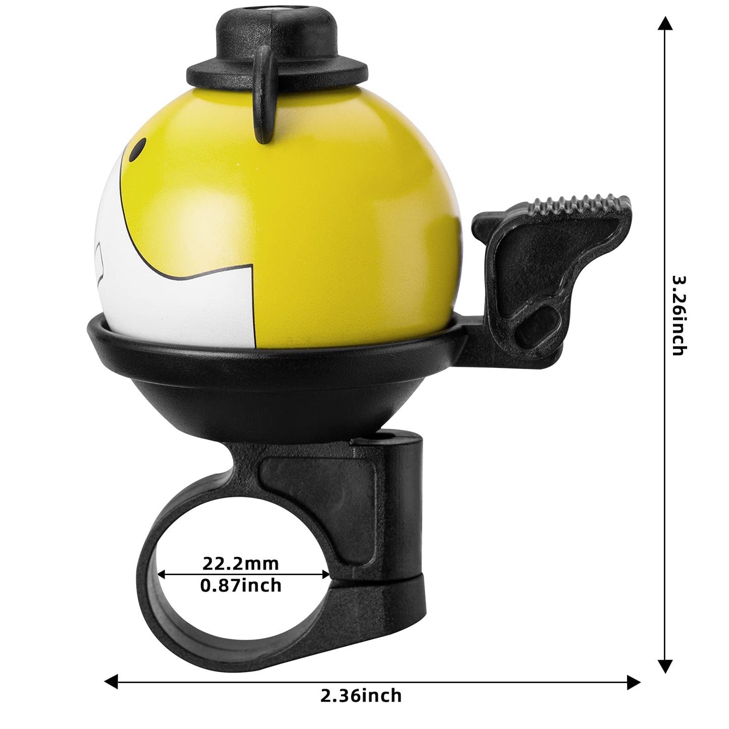 ROCKBROS Bike Bell for Kids Bicycle Bells Cycling Bells Cute Ring Ball Bike Accessories for Girls Boys Scooter Bike