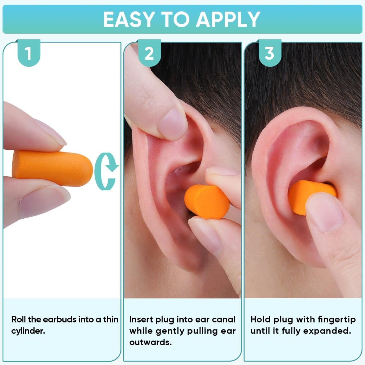 TICONN 400 Pairs Foam Ear Plugs, Hunting Earplugs Individually Wrapped 32dB NRR Noise Reduction Ear Plugs for Sleeping Fishing Passive Hearing Protection Travel Study Concentration (400 Pairs)