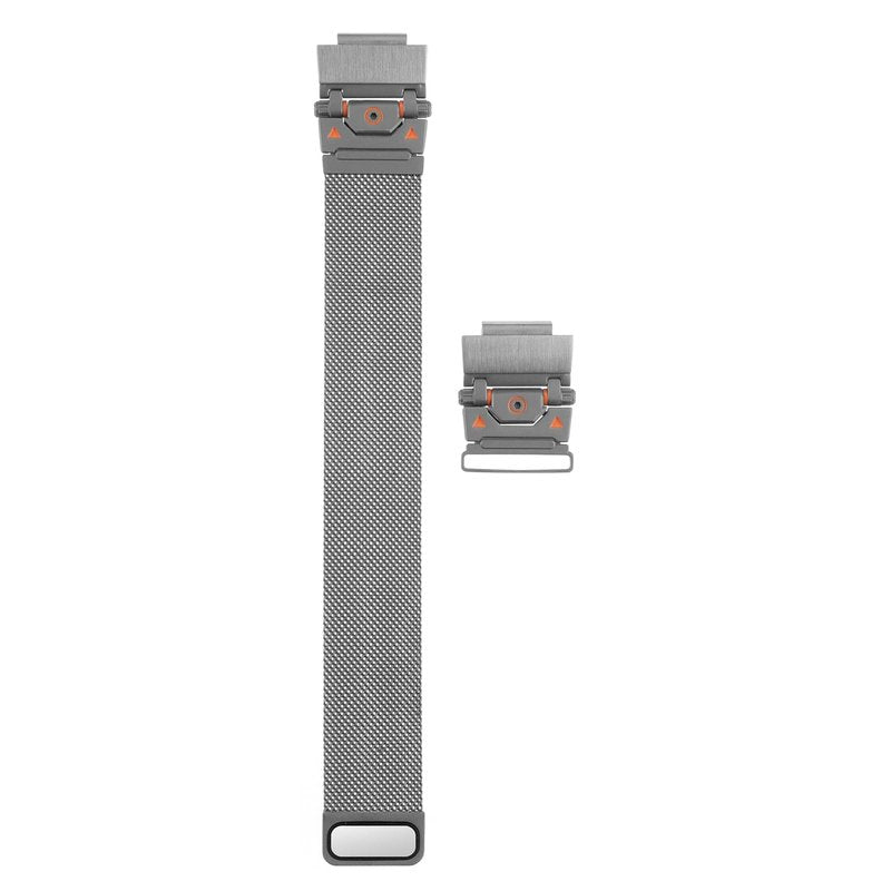 Stainless Steel Metal Mesh Loop Adjustable Magnetic Wristband Compatible with for Casio GM-2100 GA-2100 GA-2110 GA-B2100 GM-5600 GM-6900 GM-2140GEM GBM-2100 GM-2110 GM-2110D (gray, Medium)