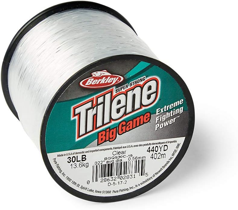 Berkley Trilene Big Game Fishing Line - Durable Monofilament | 20 lb Test, 330 Yards