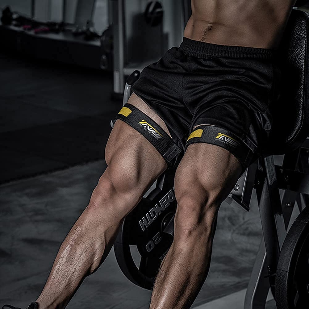 Occlusion Bands,4 Pack (2 Bicep Bands,2 Leg Bands), Comfortable Elastic Bands for Blood Flow Restriction Training and Fast Muscle Growth Without Lifting Heavy Weights