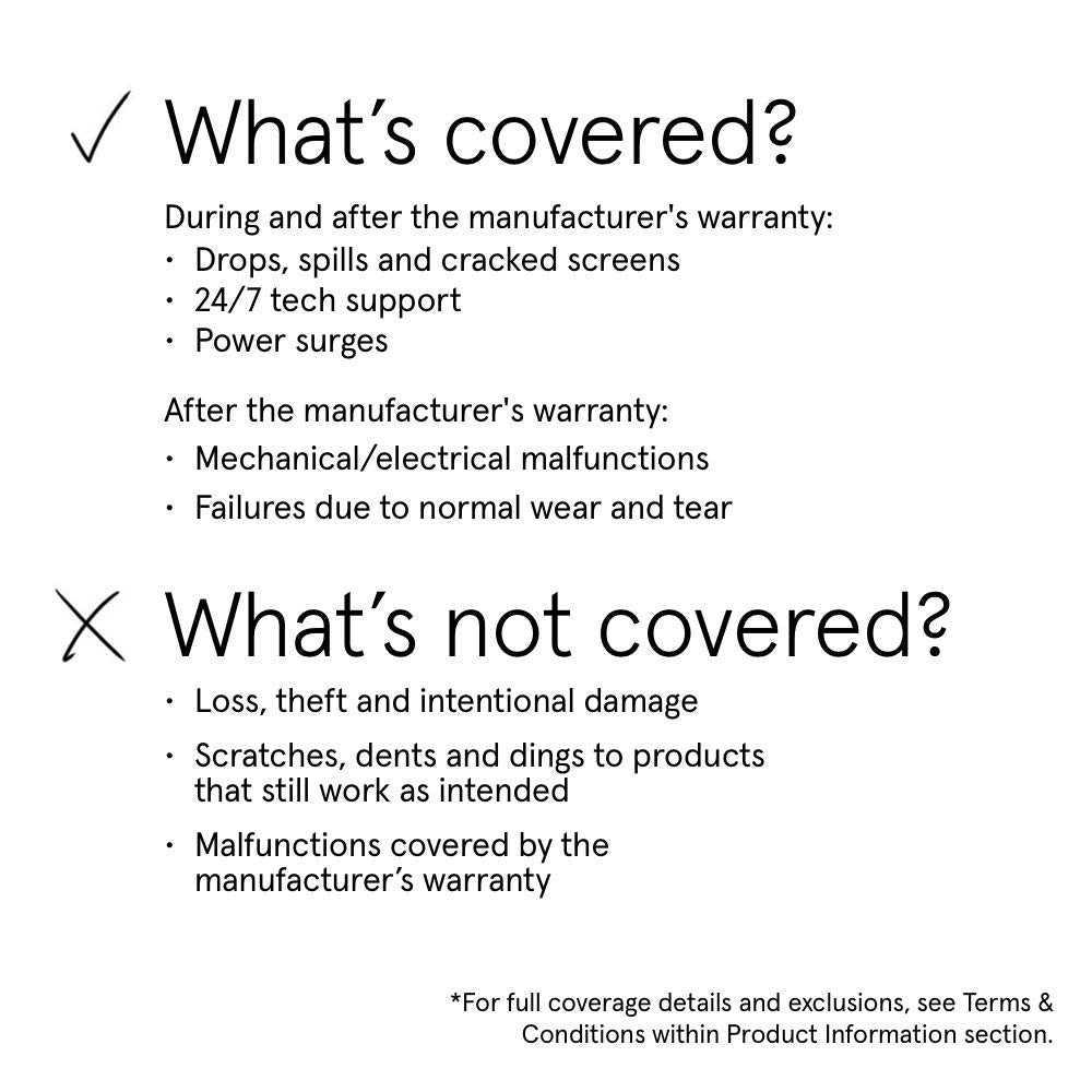 ASURION 2 Year Portable Electronic Accident Protection Plan ($30 - $39.99)