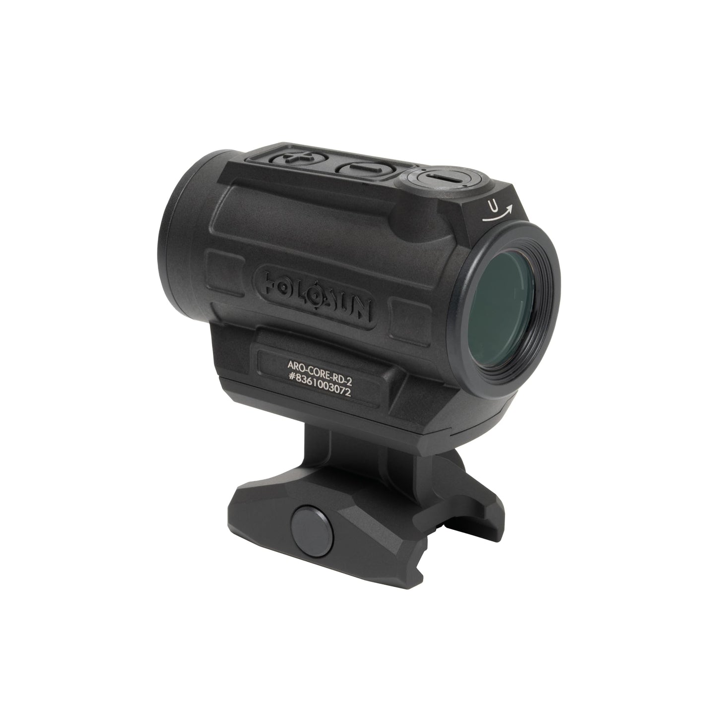 Holosun ARO-CORE Red Dot Sight with Shake Awake, 22mm Optical Window, 12 Brightness Settings, Co-Witness & Low Mounts Included (2 MOA, Red)