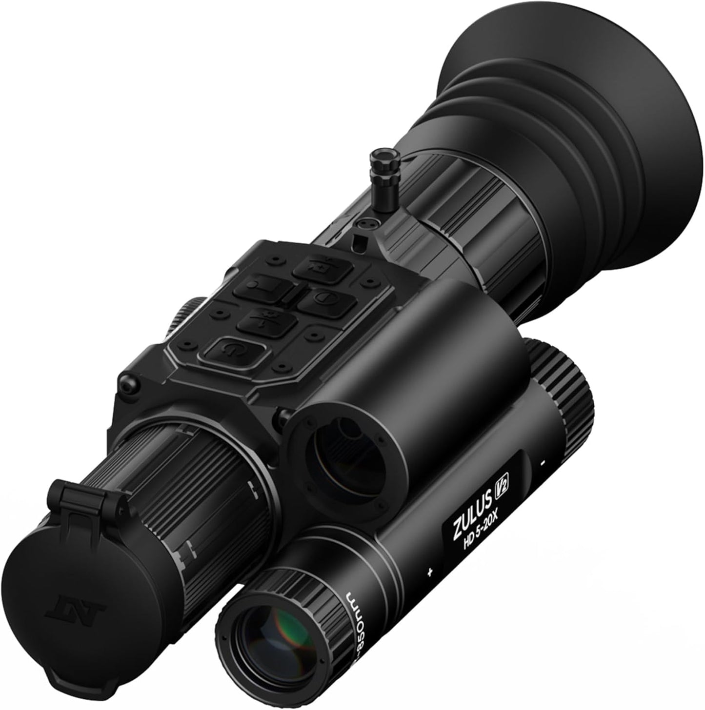 DNT Optics Zulus HD V2 Digital Day/Night Vision Scope - Infrared & Laser Rangefinder, Ballistic Calculator
